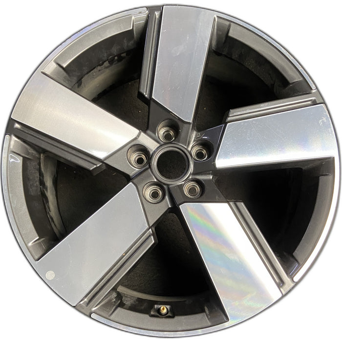 20" SANTA FE 24-26 gasoline, 20x8.5 Original OEM Wheel Rim - MACHINED CHARCOAL - Front View