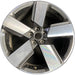 20" SANTA FE 24-26 gasoline, 20x8.5 Original OEM Wheel Rim - MACHINED CHARCOAL - Front View