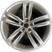 20" CAMARO 16 20x8.5, 5 split spoke, face Original OEM Wheel Rim - MACHINED GREY - Front View