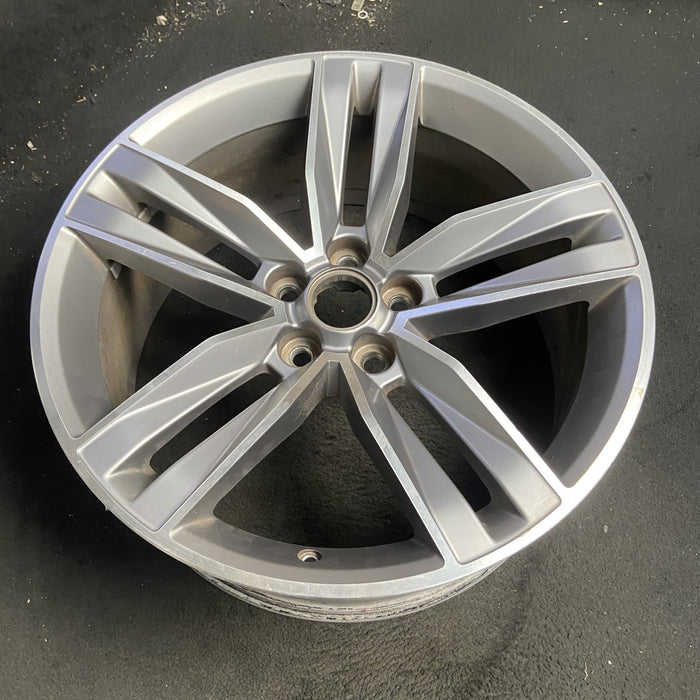20" CAMARO 16 20x8.5, 5 split spoke, face Original OEM Wheel Rim - MACHINED GREY - View 7