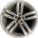 20" CAMARO 16 20x8.5, 5 split spoke, face Original OEM Wheel Rim - MACHINED GREY - Front View