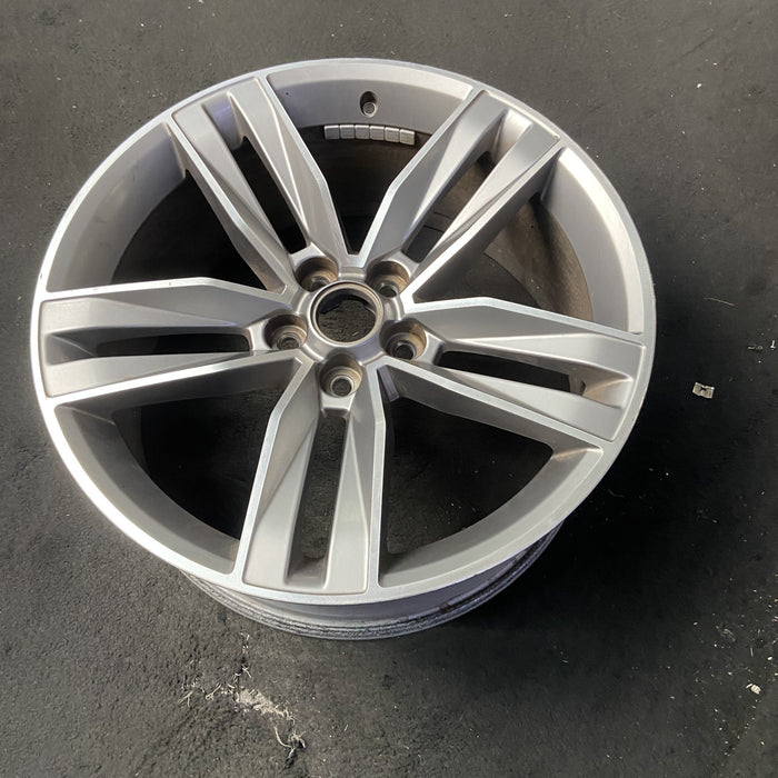 20" CAMARO 16 20x8.5, 5 split spoke, face Original OEM Wheel Rim - MACHINED GREY - View 8