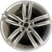 20" CAMARO 16 20x9.5, 5 split spoke, face Original OEM Wheel Rim - MACHINED GREY - Front View