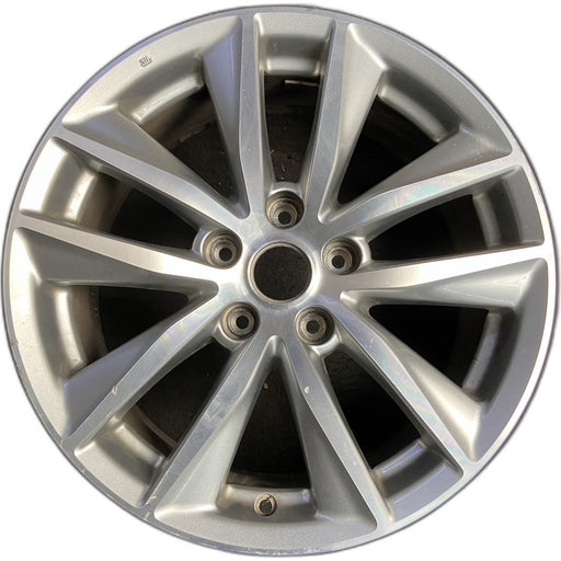 17" INFINITI Q50 14-15 17x7.5 , , narrow spoke width Original OEM Wheel Rim - - Front View