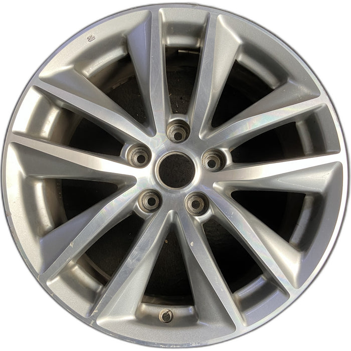 17" INFINITI Q50 14-15 17x7.5 , , narrow spoke width Original OEM Wheel Rim - - Front View