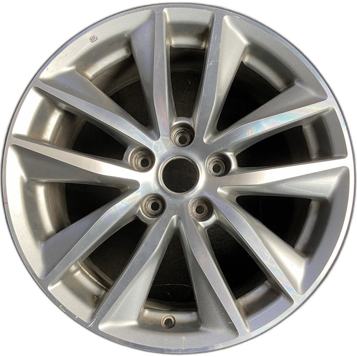17" INFINITI Q50 14-15 17x7.5 , , narrow spoke width Original OEM Wheel Rim - - Front View