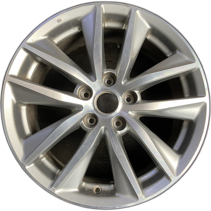 17" INFINITI Q50 14-15 17x7.5 , , narrow spoke width Original OEM Wheel Rim - - Front View
