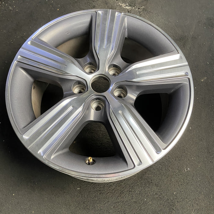 17" ALTIMA 19-22 17x7.5 , 5 spoke Original OEM Wheel Rim - POLISHED GREY - View 7