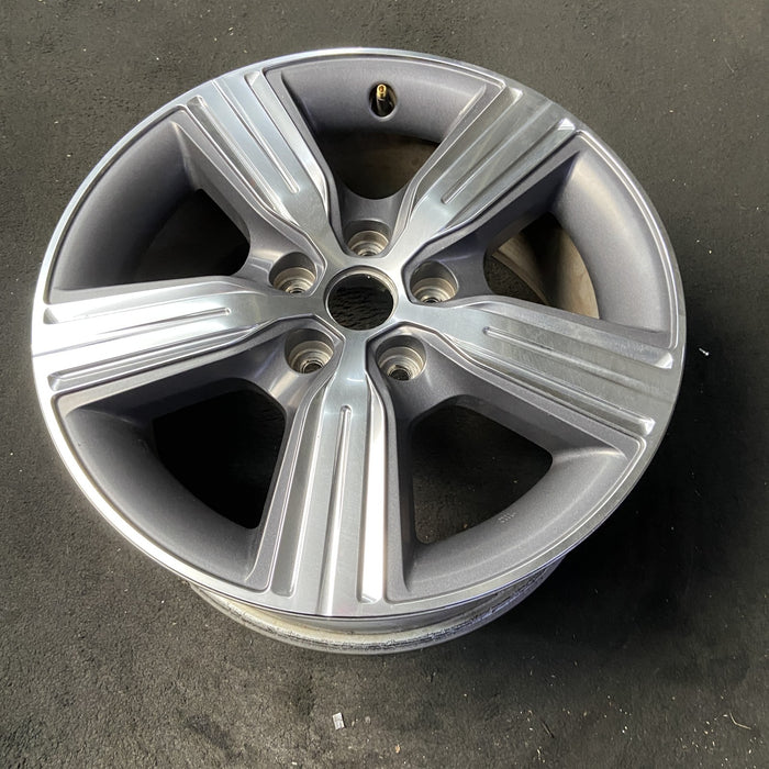 17" ALTIMA 19-22 17x7.5 , 5 spoke Original OEM Wheel Rim - POLISHED GREY - View 8