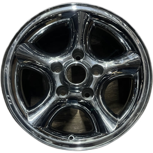 16" EXPEDITION 01-02 , 16x7, steel, Original OEM Wheel Rim - CHROME - Front View