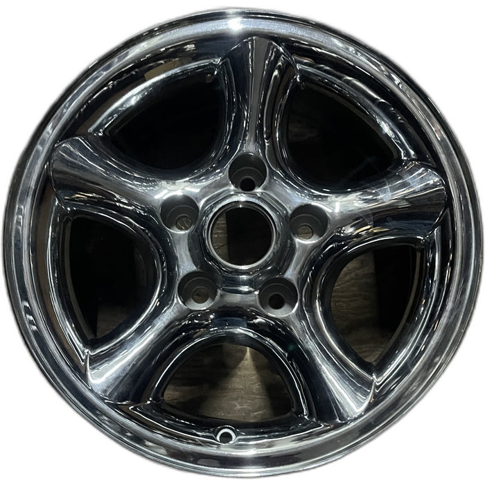 16" EXPEDITION 01-02 , 16x7, steel, Original OEM Wheel Rim - CHROME - Front View