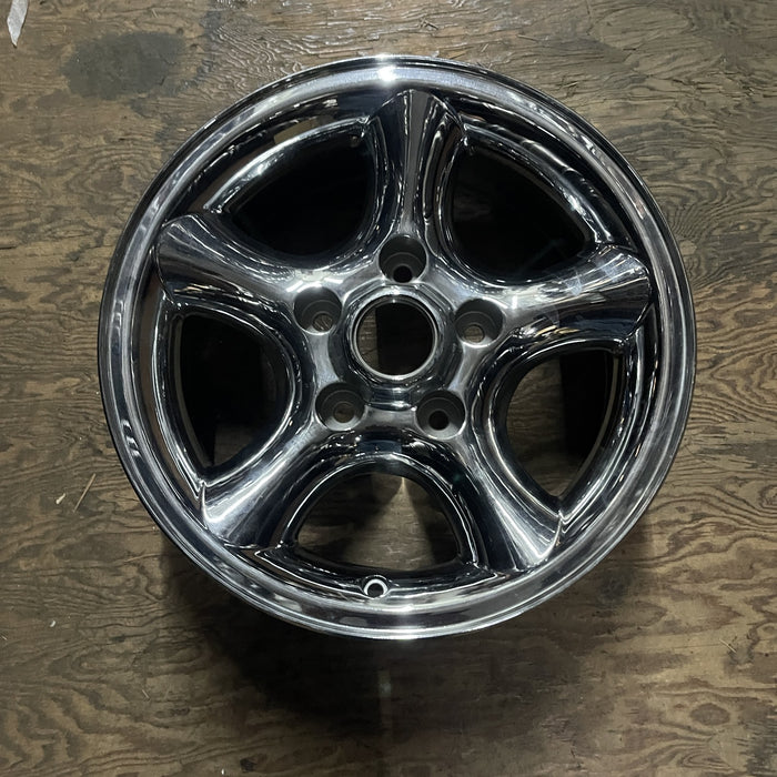 16" EXPEDITION 01-02 , 16x7, steel, Original OEM Wheel Rim - CHROME - Additional View