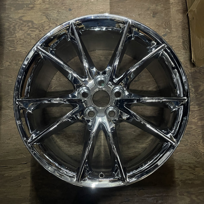 20" XTS 13-16 20x8.5, Original OEM Wheel Rim - CHROME - Additional View