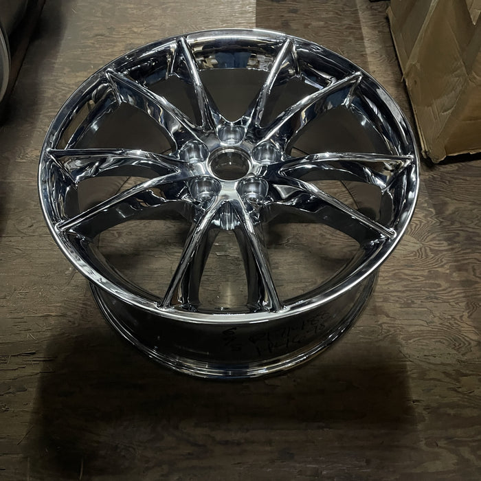 20" XTS 13-16 20x8.5, Original OEM Wheel Rim - CHROME - View 7