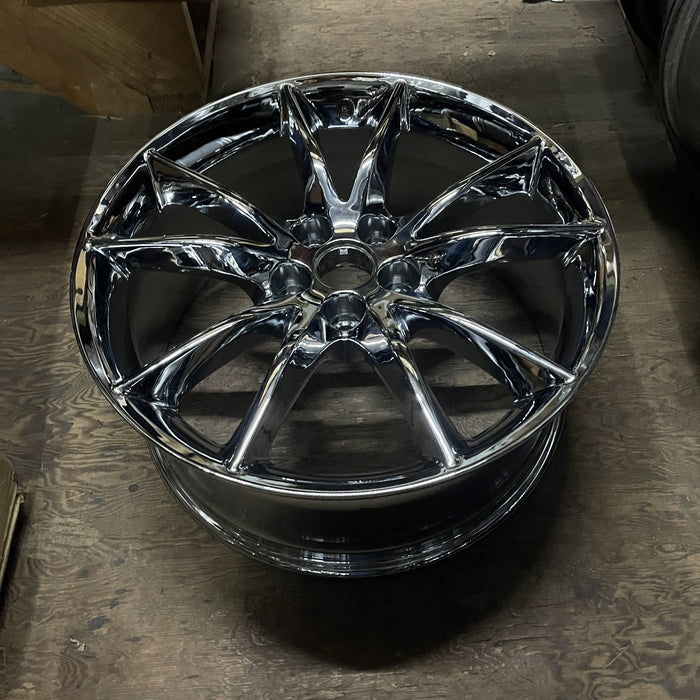 20" XTS 13-16 20x8.5, Original OEM Wheel Rim - CHROME - View 8