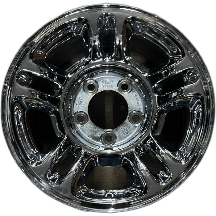 16" EXPEDITION 00 12mm lugs , 16x7, aluminum Original OEM Wheel Rim - CHROME - Front View