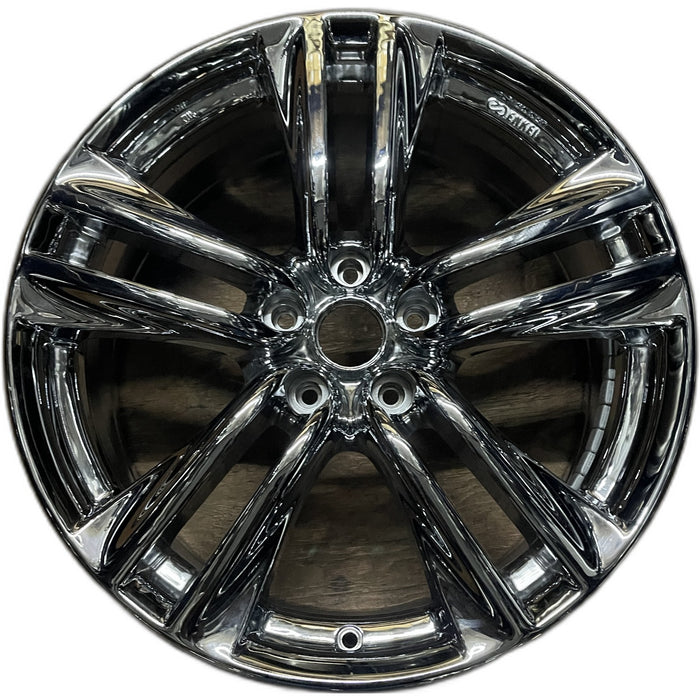 19" INFINITI EX35 11-12 19x8 Original OEM Wheel Rim - CHROME - Front View