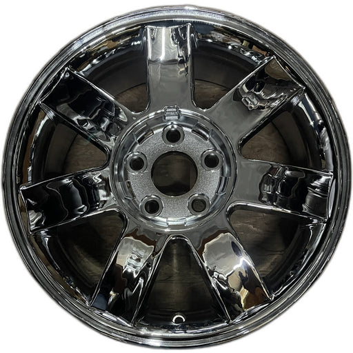 17" FIVE HUNDRED 05-06 17x7, , w/o exposed lugs Original OEM Wheel Rim - CHROME - Front View