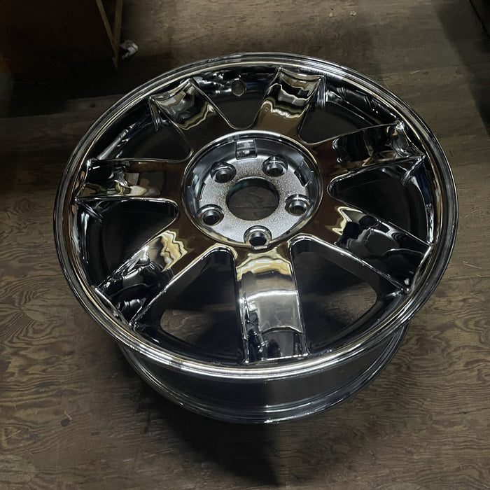 17" FIVE HUNDRED 05-06 17x7, , w/o exposed lugs Original OEM Wheel Rim - CHROME - View 8