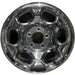 17" NAVIGATOR 00 , 14mm lug , aluminum, 6 ovals, Original OEM Wheel Rim - CHROME - Front View