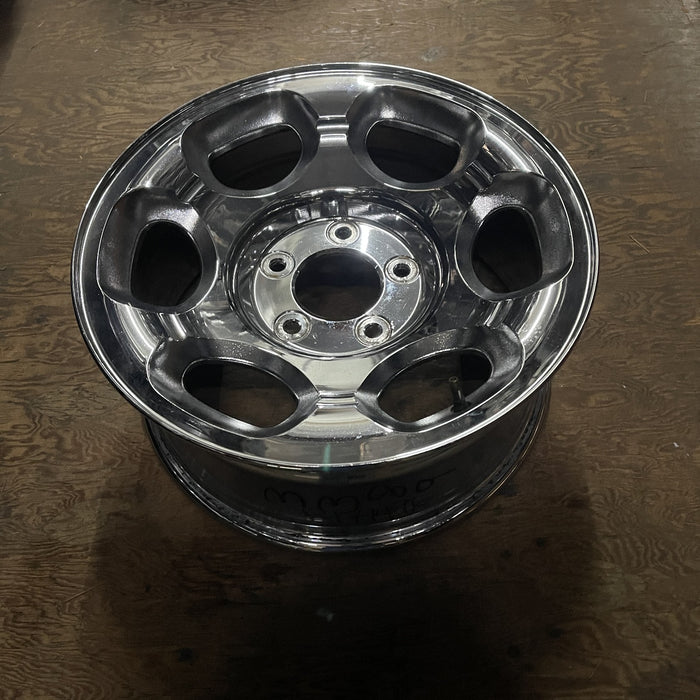 17" NAVIGATOR 00 , 14mm lug , aluminum, 6 ovals, Original OEM Wheel Rim - CHROME - View 7
