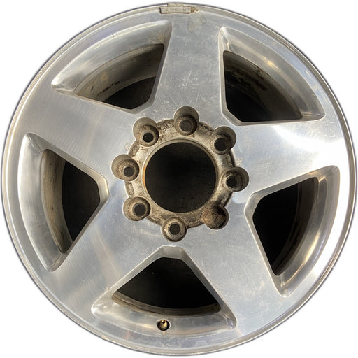 20" SIERRA 2500 PICKUP 11-14 20x8.5 Original OEM Wheel Rim - POLISHED - Front View