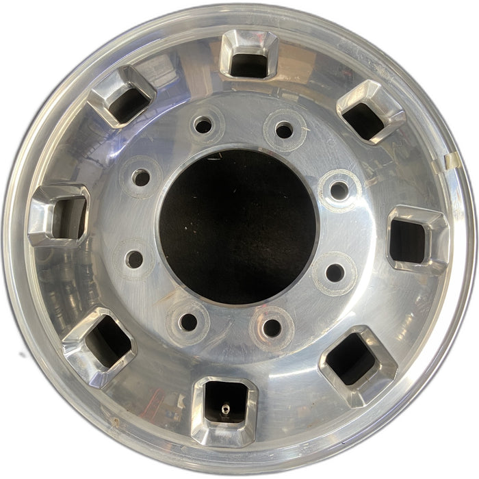 18" SIERRA 3500 PICKUP 24 DRW, 18x6.5, rear, outer Original OEM Wheel Rim - - Front View