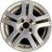15" FIT 07 15x6 , Enkei manufacturer Original OEM Wheel Rim - MACHINED SILVER - Front View