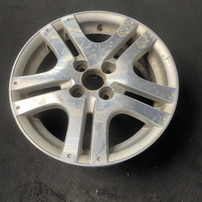 15" FIT 07 15x6 , Enkei manufacturer Original OEM Wheel Rim - MACHINED SILVER - View 8