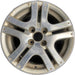 15" FIT 07 15x6 , Enkei manufacturer Original OEM Wheel Rim - MACHINED SILVER - Front View