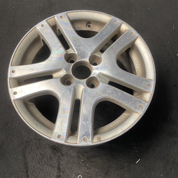 15" FIT 07 15x6 , Enkei manufacturer Original OEM Wheel Rim - MACHINED SILVER - View 8