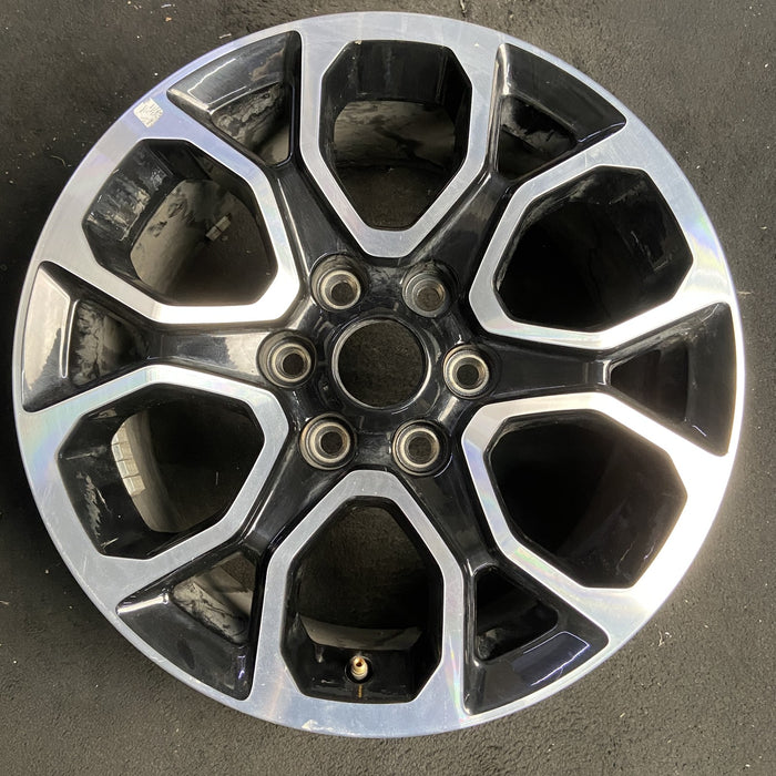 18" EXPEDITION 22-24 18x8.5, , U spoke Original OEM Wheel Rim - MACHINED BLACK - Additional View