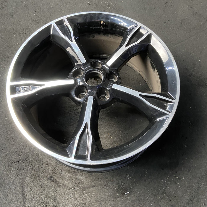 19" MUSTANG 16 19x8.5 , 5 spoke, Original OEM Wheel Rim - MACHINED BLACK - View 8