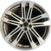 21" AUDI SQ5 18 21x8.5 , Original OEM Wheel Rim - MACHINED GREY - Front View