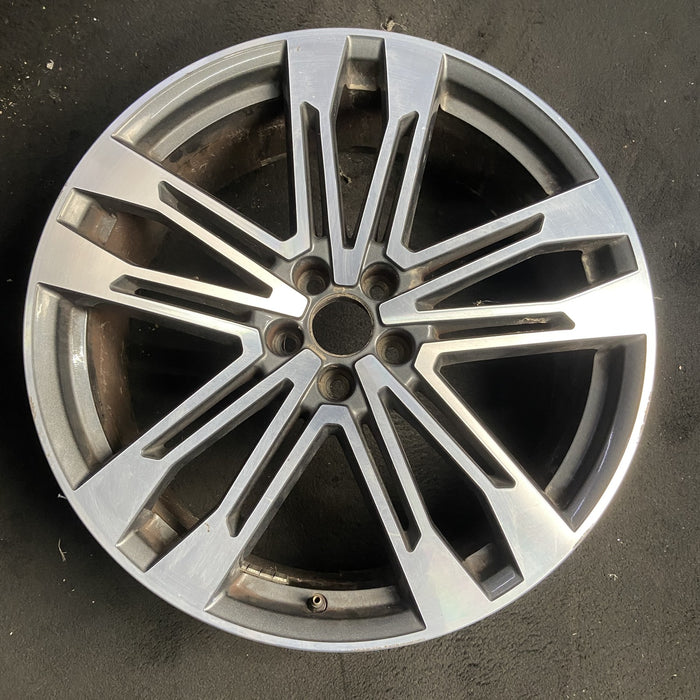21" AUDI SQ5 18 21x8.5 , Original OEM Wheel Rim - MACHINED GREY - Additional View