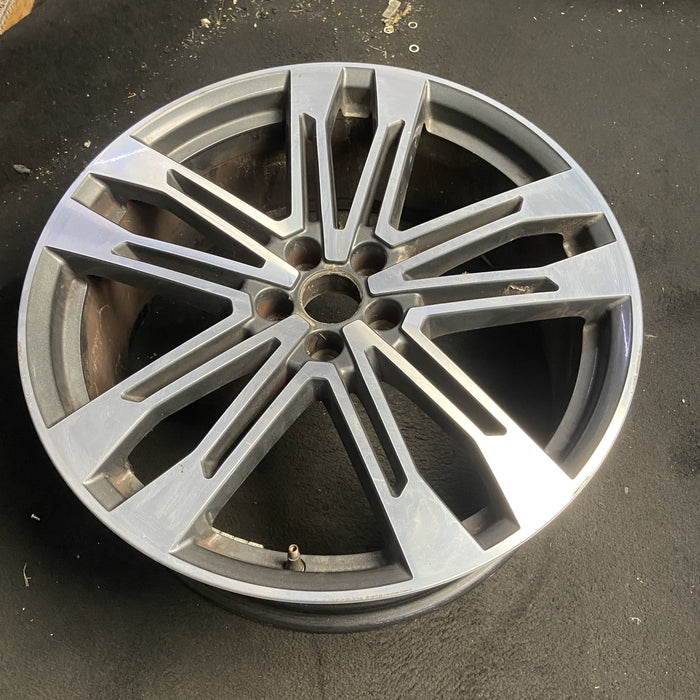 21" AUDI SQ5 18 21x8.5 , Original OEM Wheel Rim - MACHINED GREY - View 7