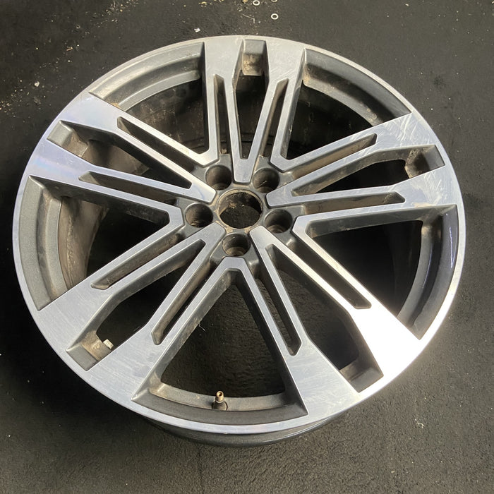 21" AUDI SQ5 18 21x8.5 , Original OEM Wheel Rim - MACHINED GREY - View 7