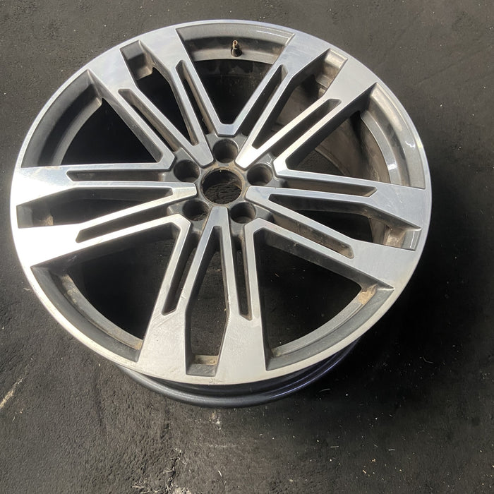 21" AUDI SQ5 18 21x8.5 , Original OEM Wheel Rim - MACHINED GREY - View 8