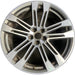21" AUDI SQ5 18 21x8.5 , Original OEM Wheel Rim - MACHINED GREY - Front View