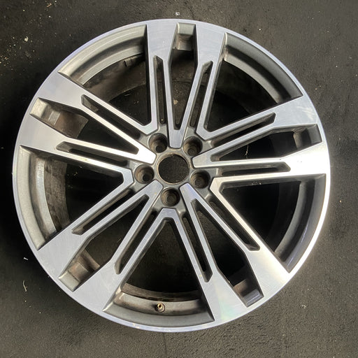 21" AUDI SQ5 18 21x8.5 , Original OEM Wheel Rim - MACHINED GREY - Additional View