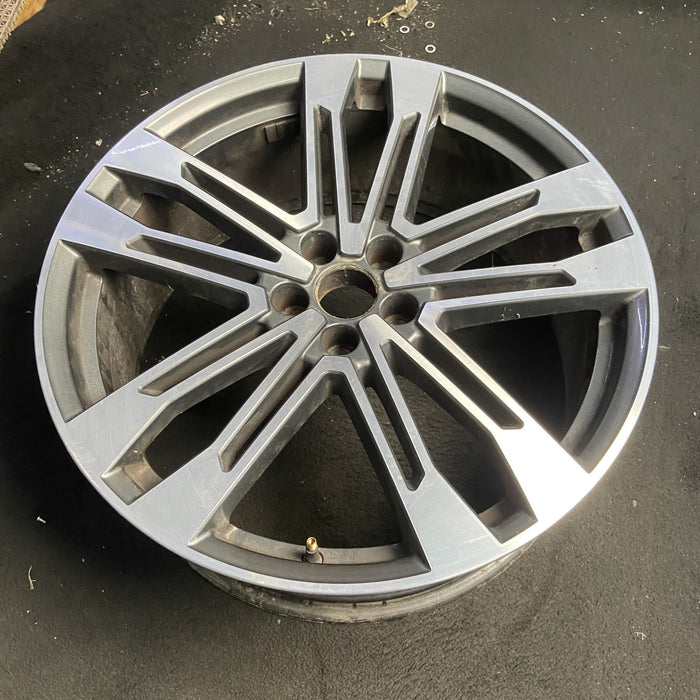 21" AUDI SQ5 18 21x8.5 , Original OEM Wheel Rim - MACHINED GREY - View 7