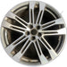 21" AUDI SQ5 18 21x8.5 , Original OEM Wheel Rim - MACHINED GREY - Front View