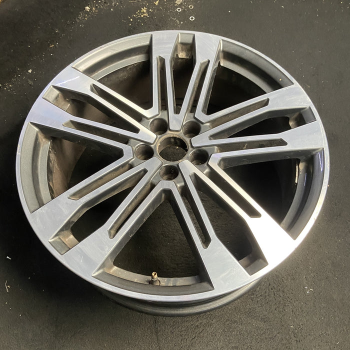21" AUDI SQ5 18 21x8.5 , Original OEM Wheel Rim - MACHINED GREY - View 7