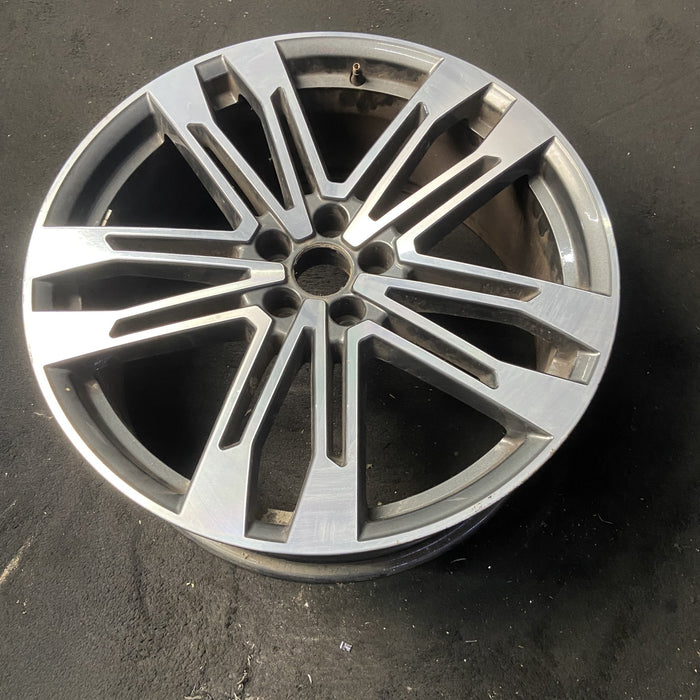 21" AUDI SQ5 18 21x8.5 , Original OEM Wheel Rim - MACHINED GREY - View 8