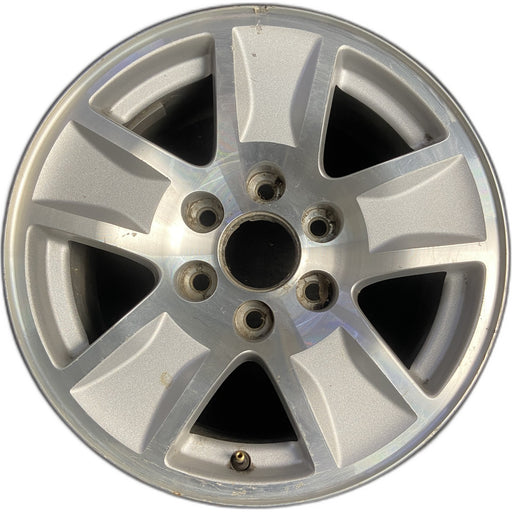 17" SIERRA 1500 PICKUP 19 classic , 17x8, 5 spoke Original OEM Wheel Rim - - Front View