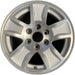 17" SIERRA 1500 PICKUP 19 classic , 17x8, 5 spoke Original OEM Wheel Rim - - Front View