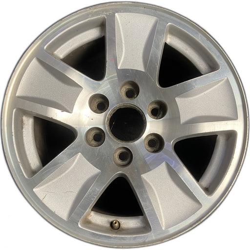 17" SIERRA 1500 PICKUP 19 classic , 17x8, 5 spoke Original OEM Wheel Rim - - Front View