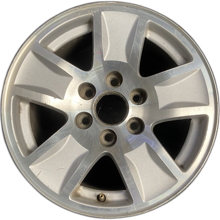17" SIERRA 1500 PICKUP 19 classic , 17x8, 5 spoke Original OEM Wheel Rim - - Front View