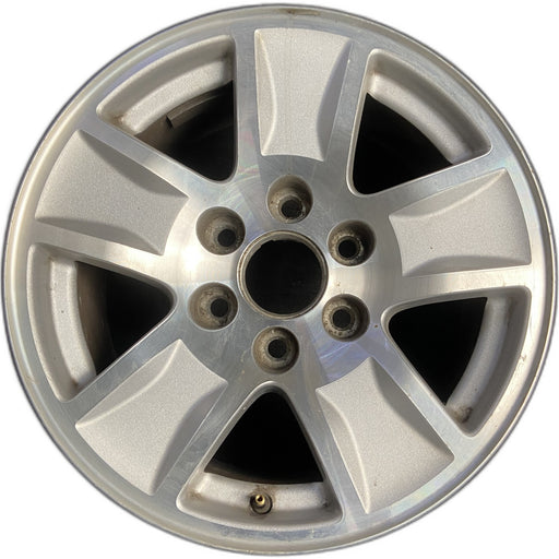 17" SIERRA 1500 PICKUP 19 classic , 17x8, 5 spoke Original OEM Wheel Rim - - Front View