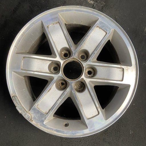 17" SAVANA 1500 VAN 10-14 , aluminum Original OEM Wheel Rim - MACHINED SILVER - Additional View